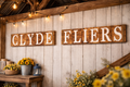 Clyde Flier Scrabble Tiles Wall Hanger