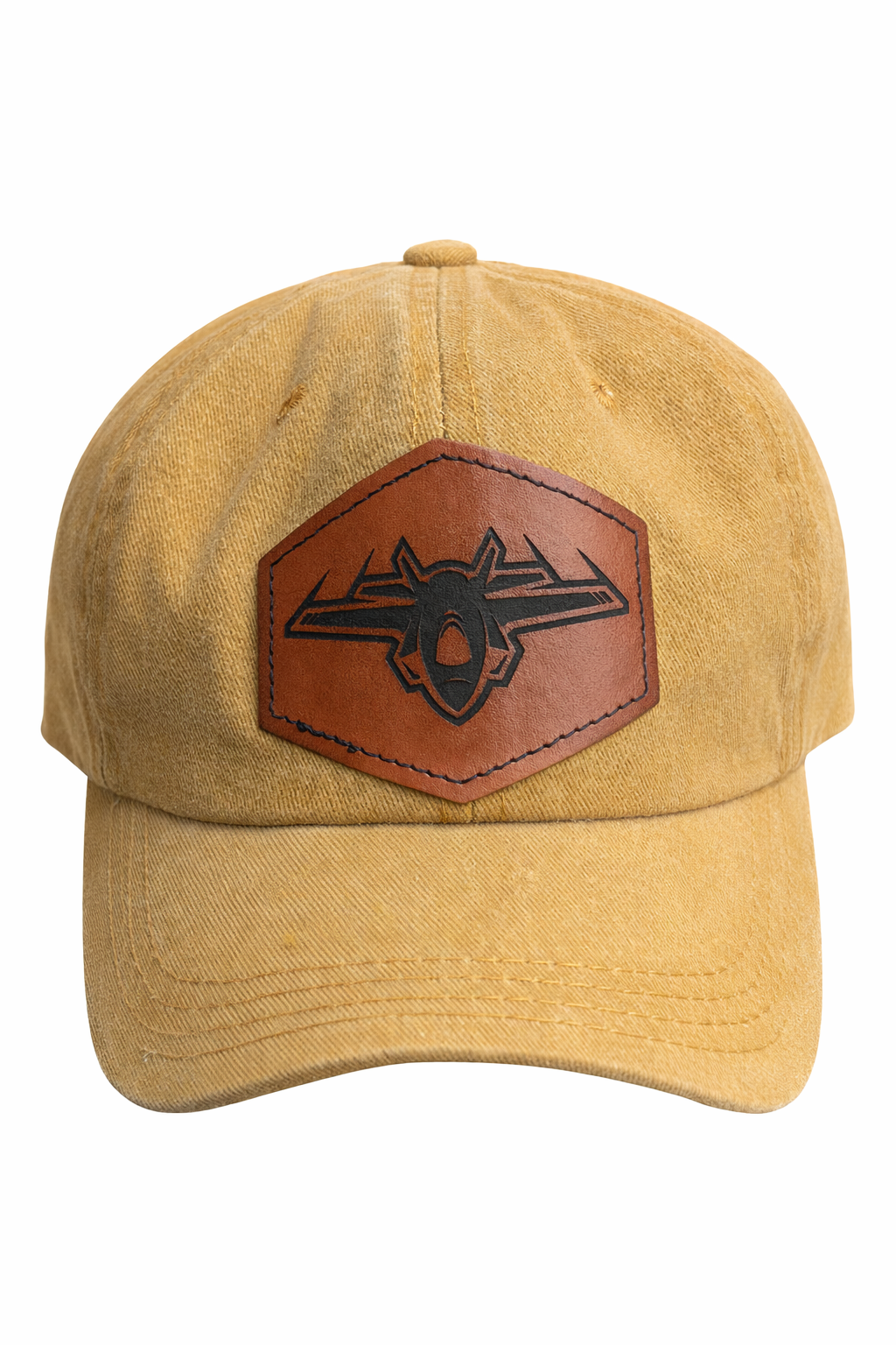 Distressed Mustard Hat