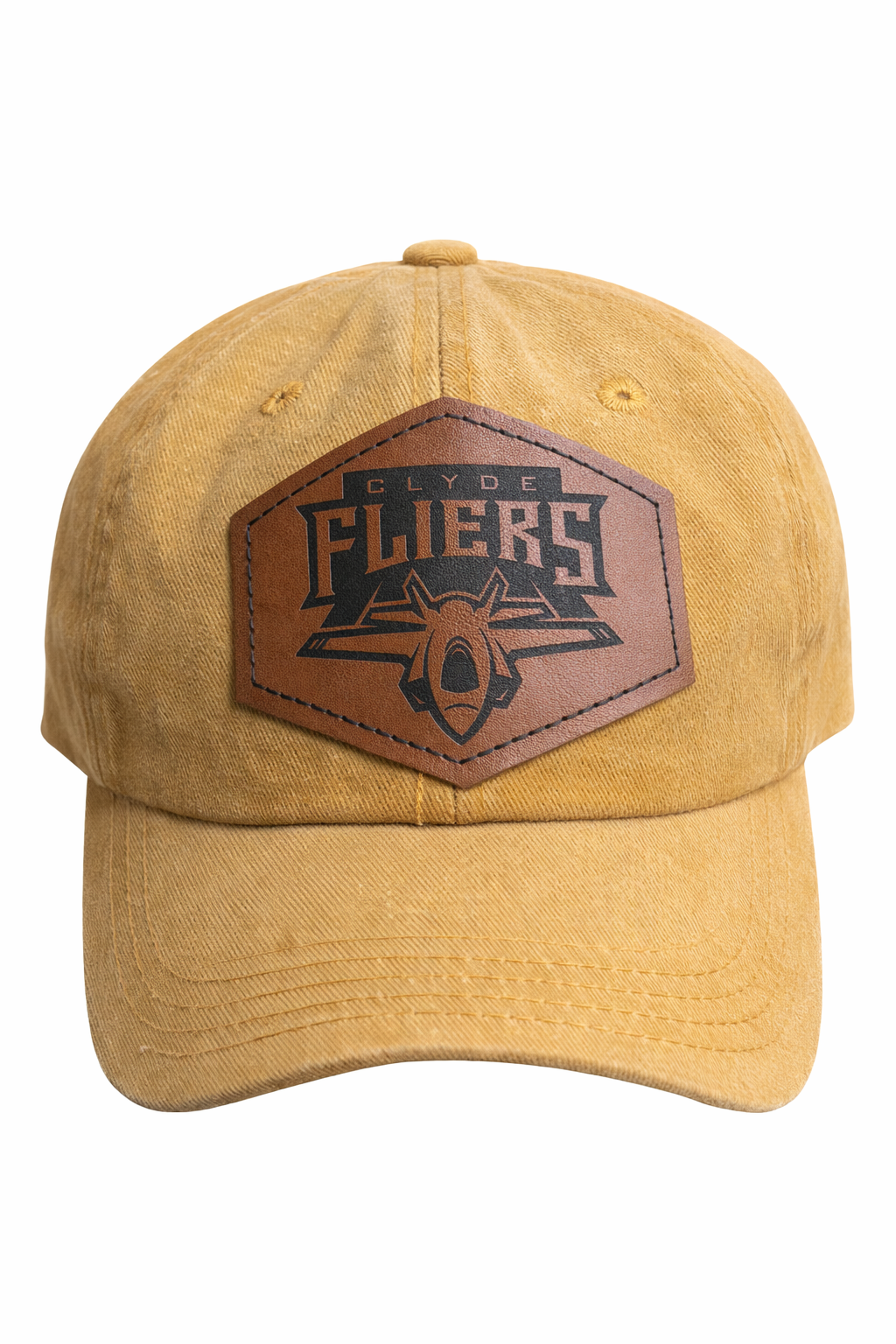 Distressed Mustard Hat