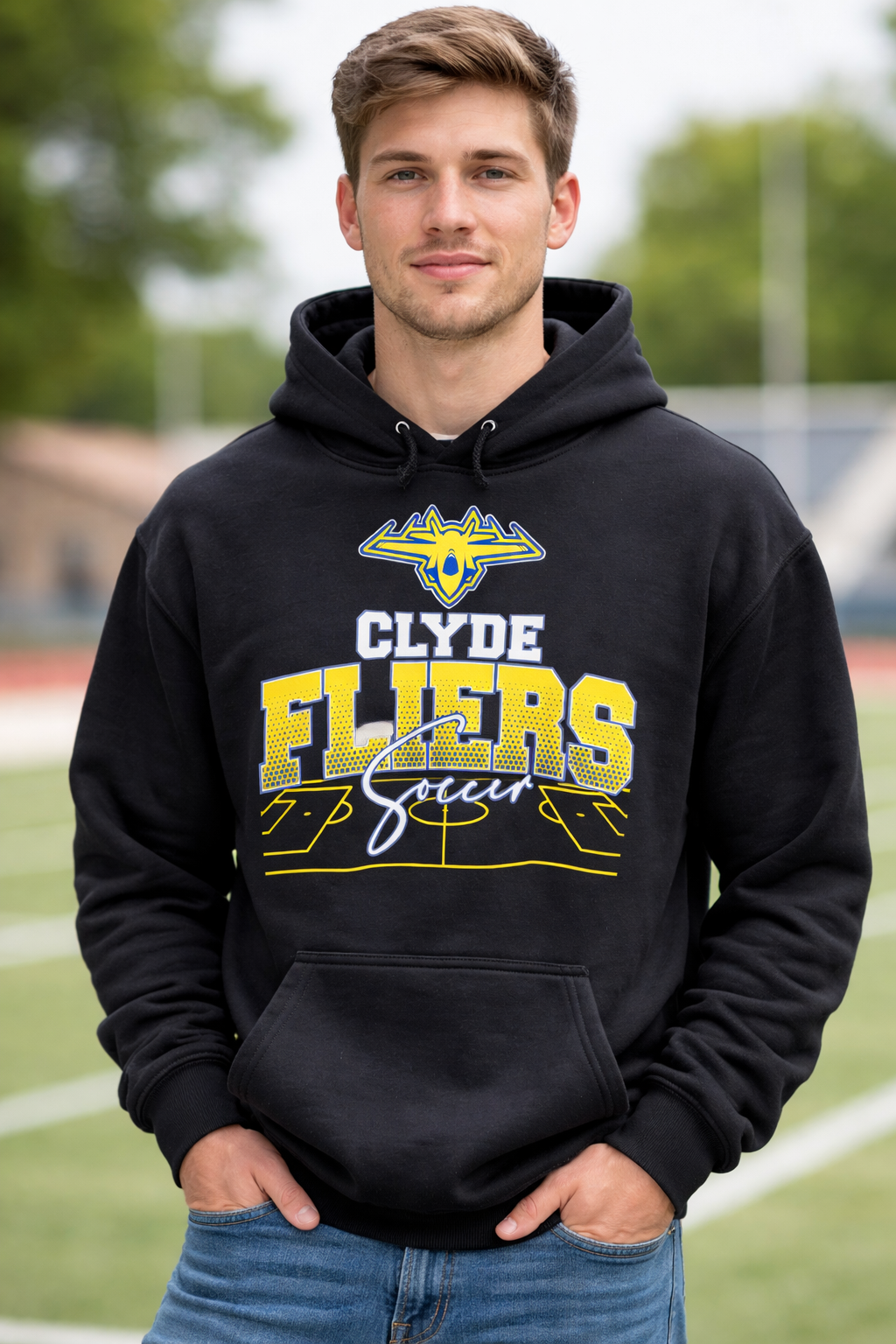 Flier Soccer T-shirt or Hoodie