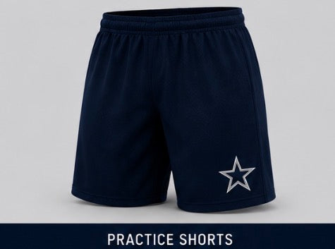 Fremont Cowboys practice shorts